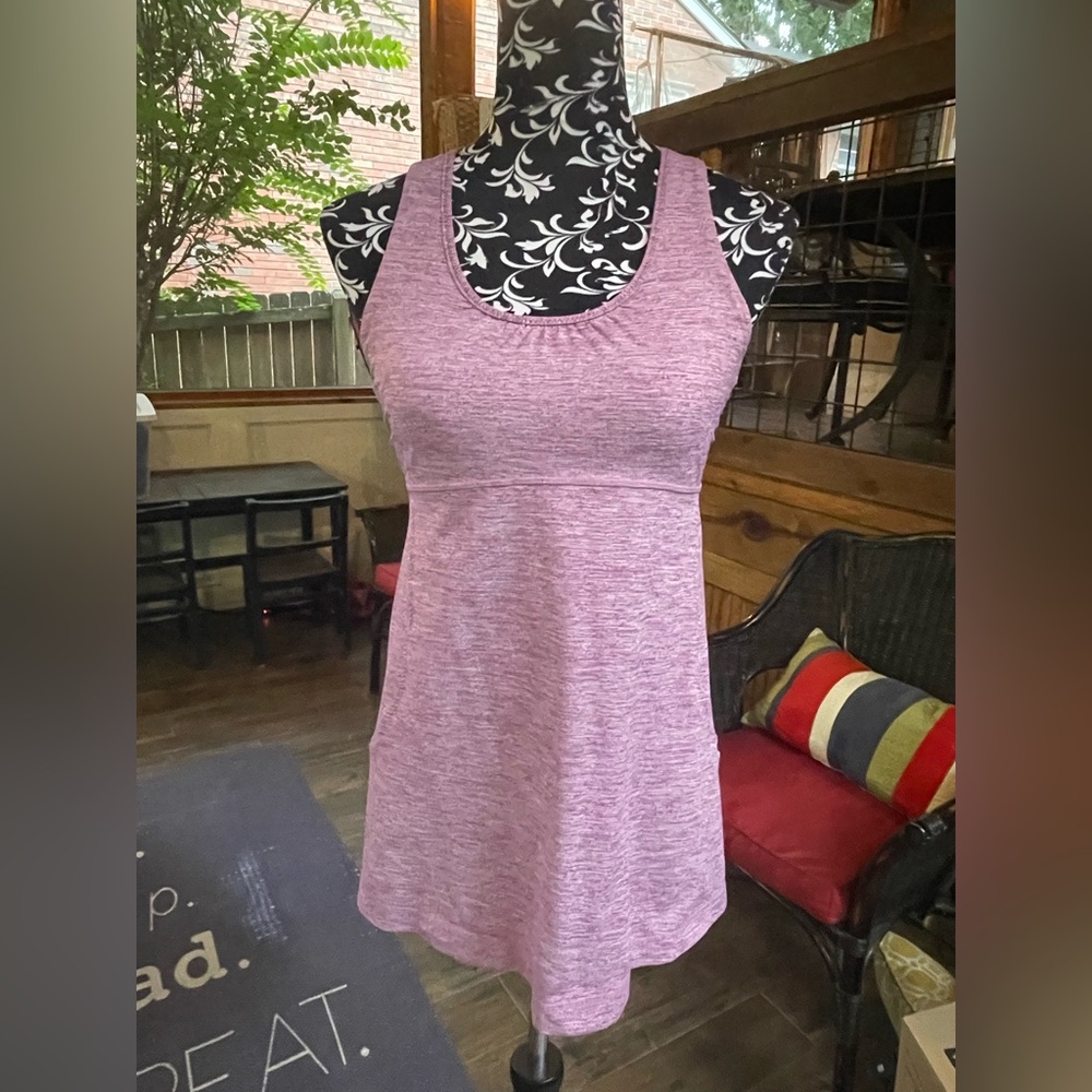 Lululemon Turbo Tank Heathered Wildberry Racerback